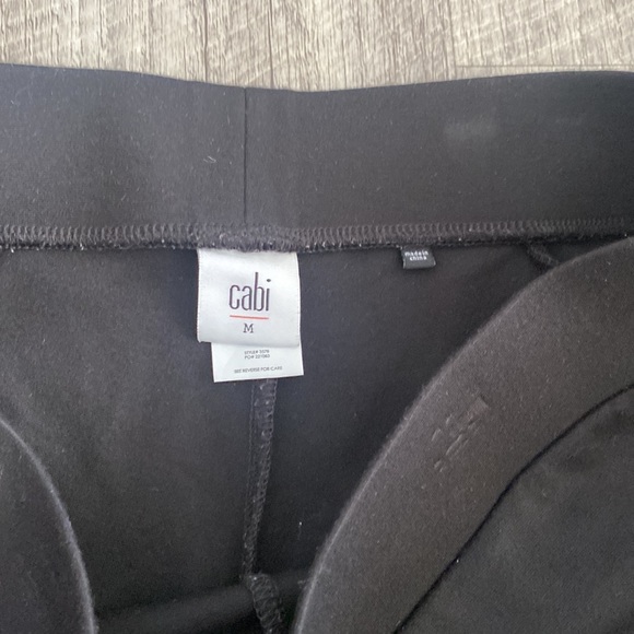 CABI black leggings with zipper CABI black zipper pants - Picture 4 of 7